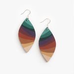 Bryn Multicoloured Hand-Painted Earrings