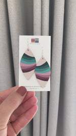 Bryn Hand-Painted Earrings in Candy