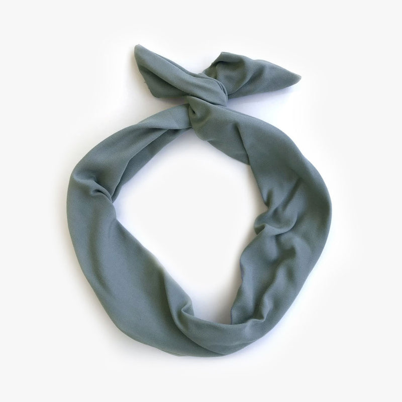 The Twisted Headband with Integrated Metal Rod - Blue