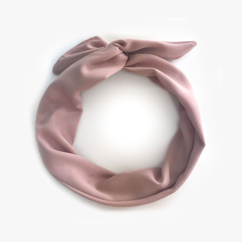 The Twisted Headband with Integrated Metal Rod - Pink
